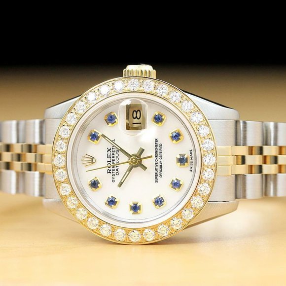 Sale! Rolex Ladies 1ct++ 18k Diamond Watch! WOW!! main image 7